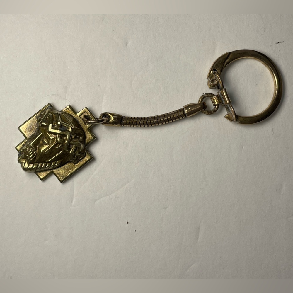 Vintage Jesus on the Cross Keychain